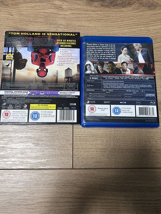 Blu-ray филми - Star Wars + Spider-Man Homecoming