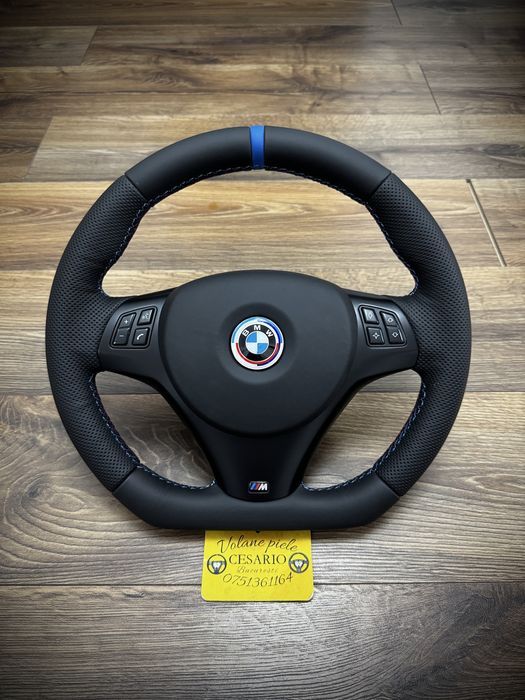 Volan piele nappa naturala Bmw Seria 1 E81,E87 Seria 3 E90,E91, X1