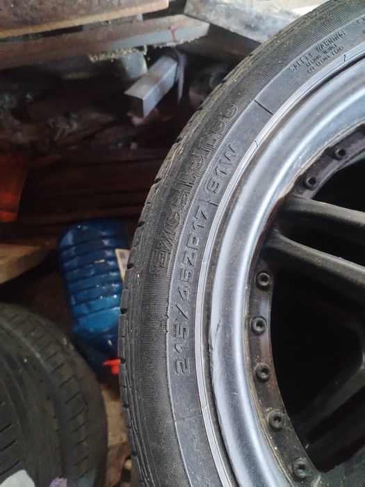 vând 4 jante tot cu cauciucuri de de opel astra