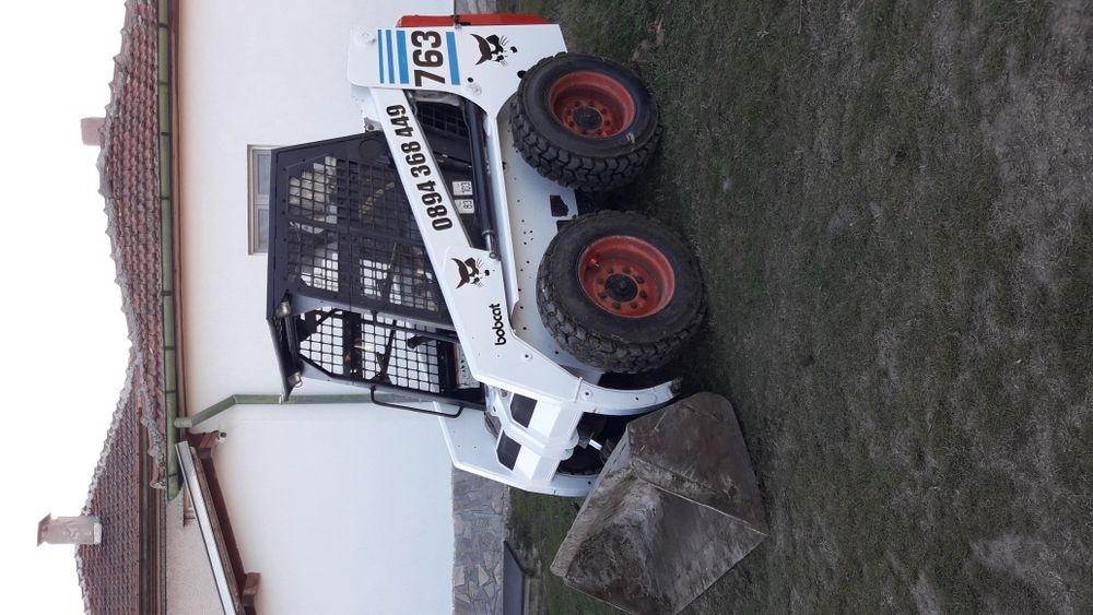 Услуги с Мини Багер ,Мини Челен Товарач Бобкат, Чук, Самосвал