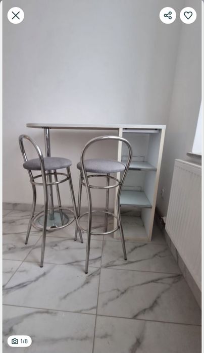 Set masă și 4 scaune pentru bar