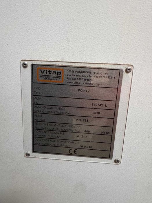CNC Vitap Point 2 debitare/gaurire PAL/MDF