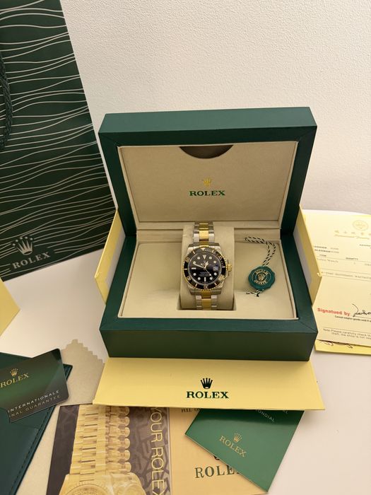 Ceas Rolex Submariner 41mm Semigold