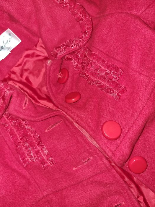 Коледна рокля и палто 110-116