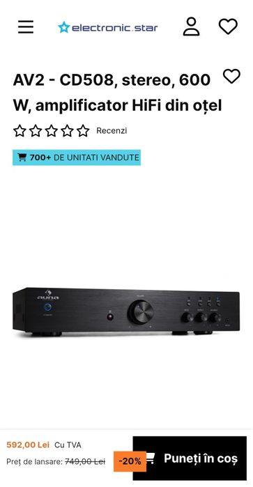 Auna AV 2 CD 508 - statie audio amplificator