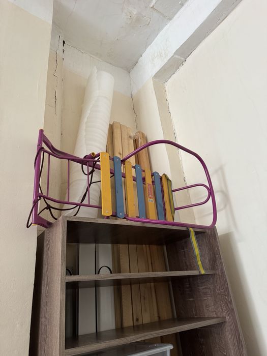 Санки детские с ручкой