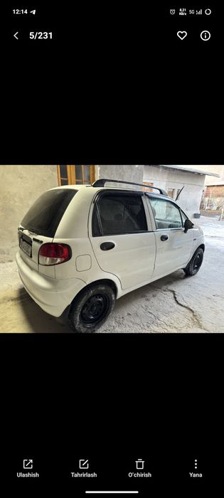 Matiz mx 2016 benzin