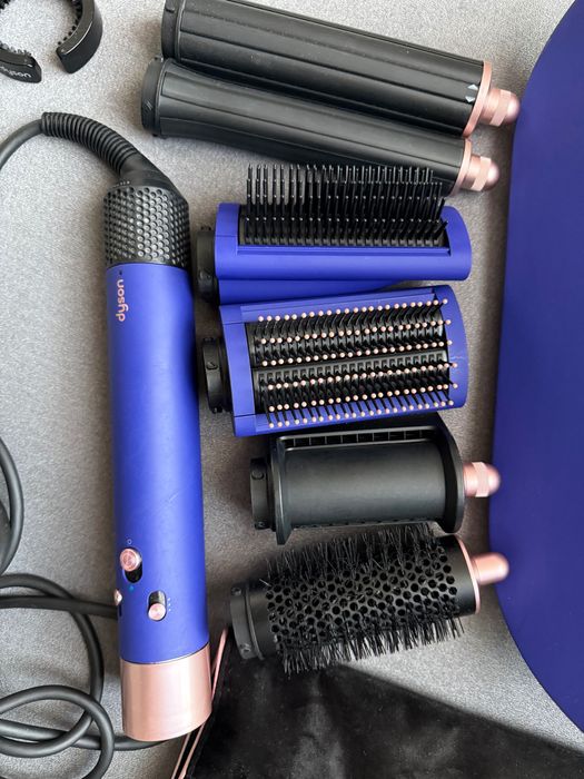 Dyson Airwrap Complete Long – оригинален, син цвят, пълен комплект
