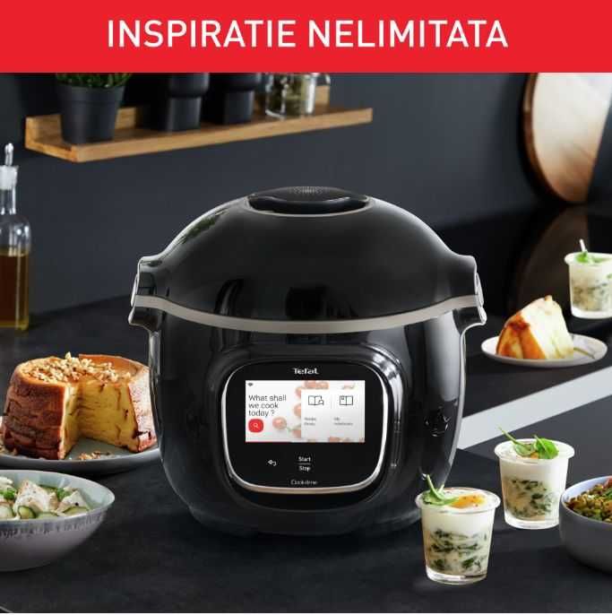 Multicooker inteligent sub presiune Tefal Cook4me Touch CY912831
