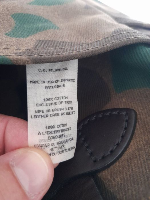 Filson Waxed Rugged Twill Tote Bag