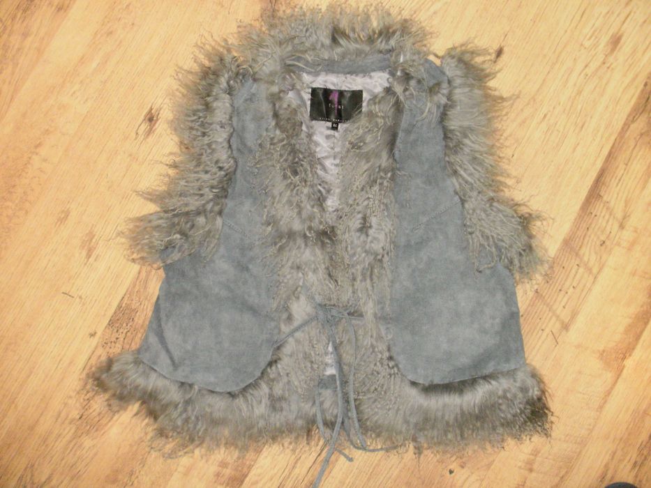 дамски, елеци естествен велур и косъм М и L/XL