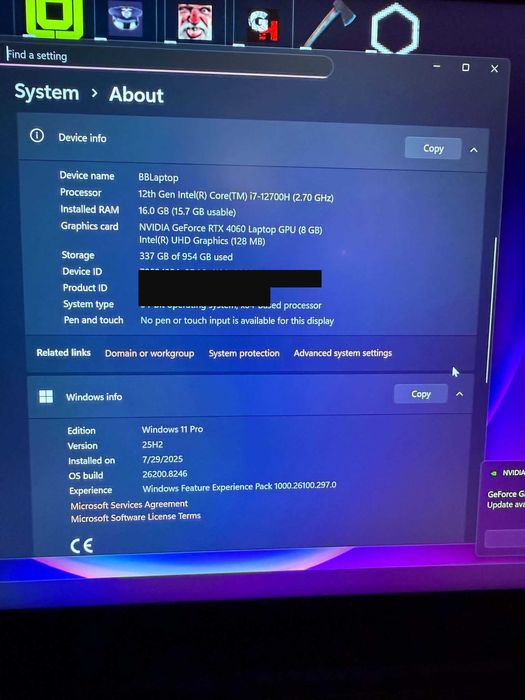 Acer Nitro 5 AN517-55 | RTX 4060 8GB | i7-12700H | 17.3 QHD 165Hz