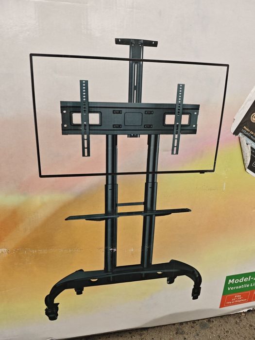 Кронштейн ТВ мобильный. Стойка с кронштейном. Подставка