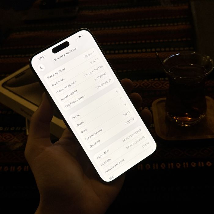 iPhone 15ProMax Natural 256gb 90% Kar dak !