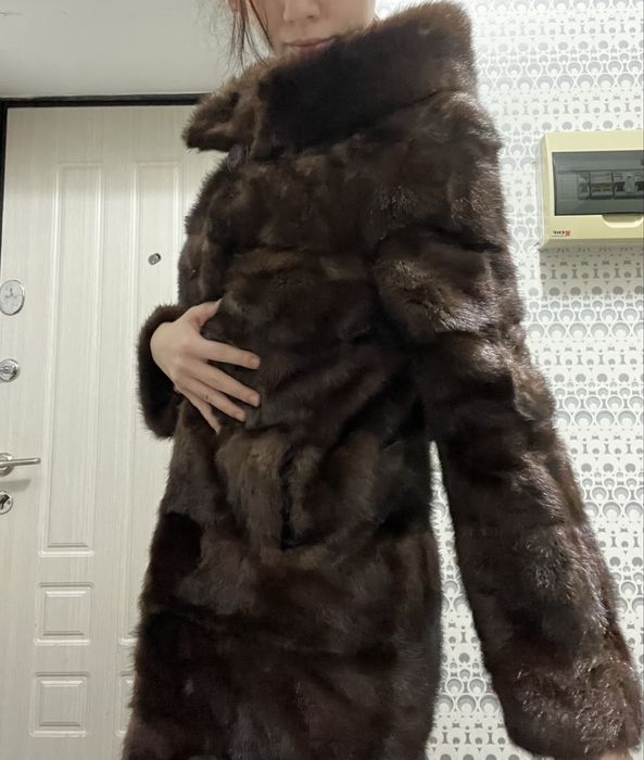 Продам винтажный норковый полушубок