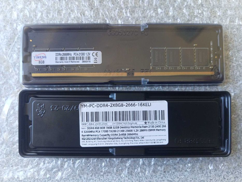 RAM памет 16GB 2x8 DDR4 2666MHz PC4 1.2V 288Pin DIMM за настолен компютър