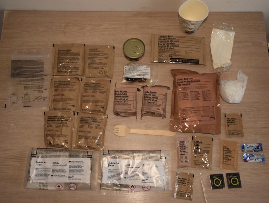 Rații individuale de luptă MRE