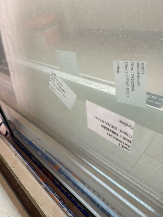 Perete termopan complet Aluminiu Glisant NOU (Delta Aluminium) cu sticlă Low-E
