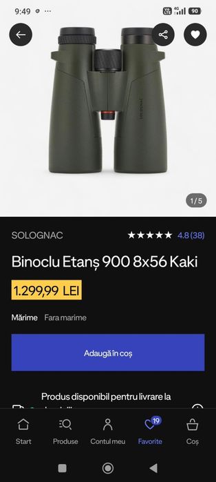 SOLOGNAC Binoclu Etans 900 8x56