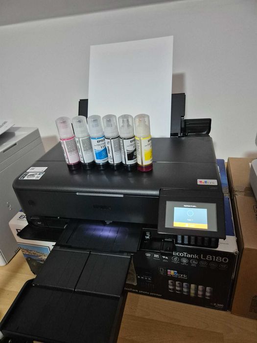 Epson L8180 – imprimantă foto A3+ cu factură, stare foarte bună