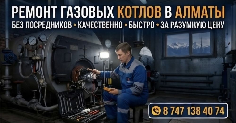 Ремонт Любых Марок и Моделей Газовых Котлов в Алматы и Области.