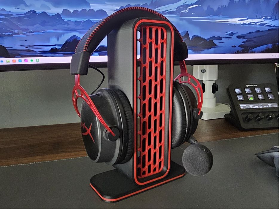 Suport căști – design modern, print 3D