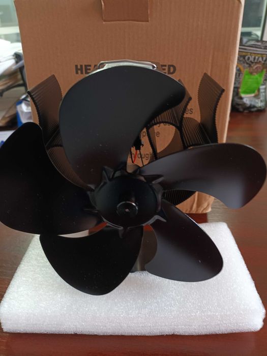 Ventilator pentru semineu, soba lemne alimentare termica 5 pale-100lei