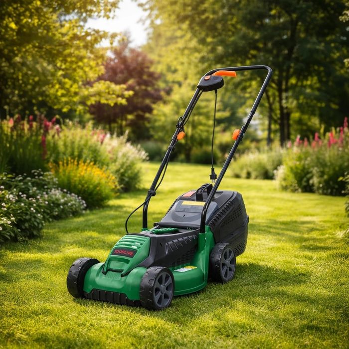 Електрическа косачка за трева 1600W – Лека и мощна, 32 см ширина, 30L