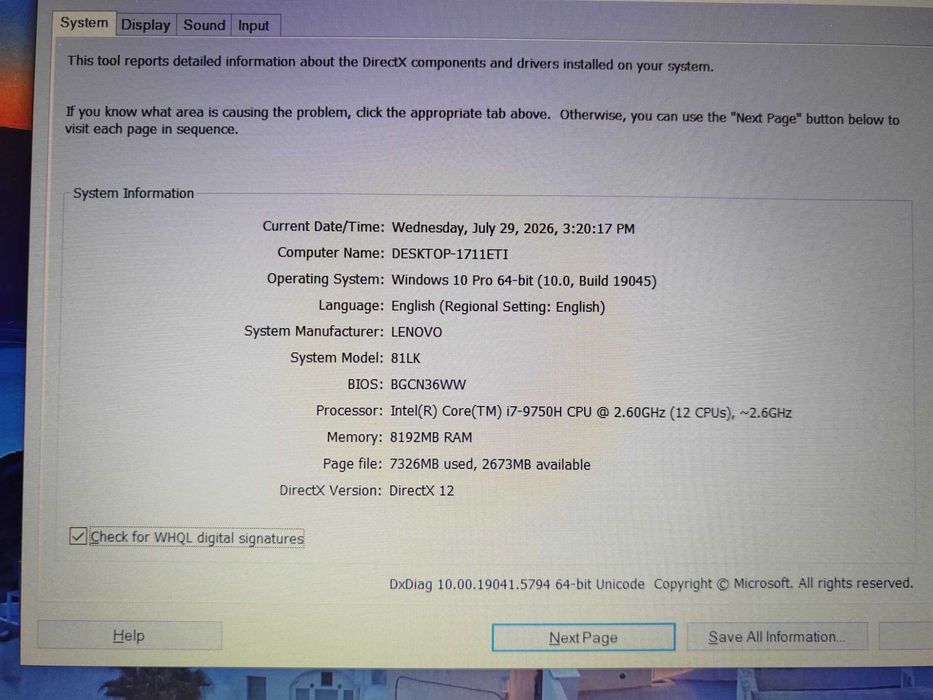 Lenovo IdeaPad L340 Gaming i7 9750h 8gb ram Magazin CashGen  Asus Nitro