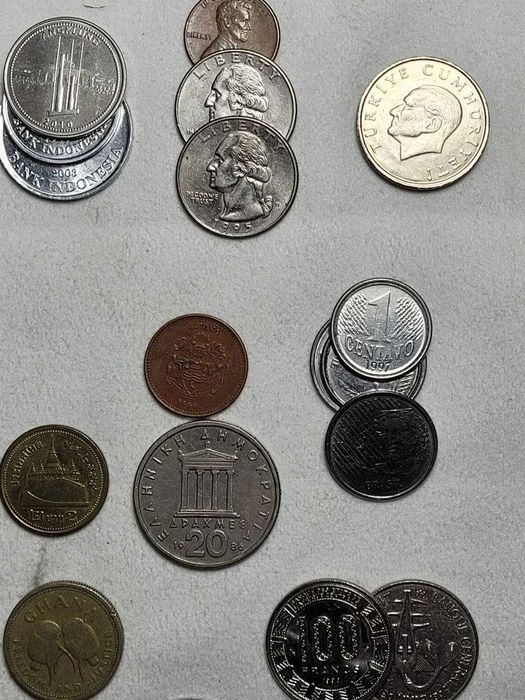 Коллекция РЕДКИХ монет ХХ века из разных стран