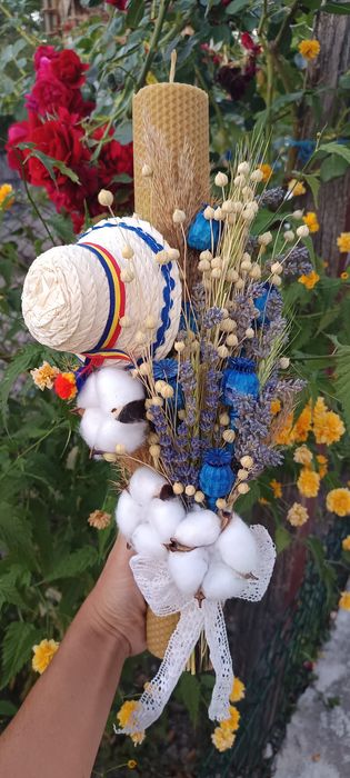 Lumânări ceara naturala-fagure