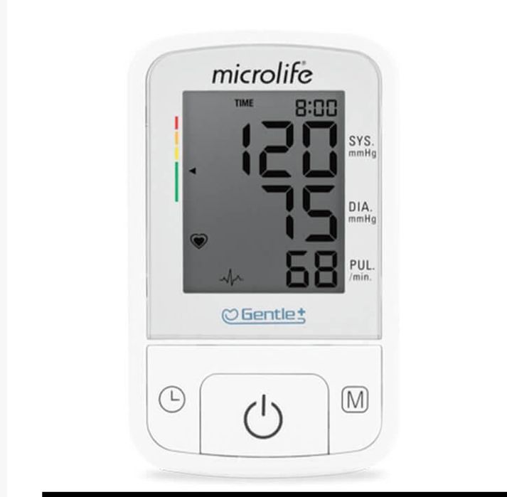 Апарат за кръвно Microlife Gentle+ BP A2 с батерии и със зарядно