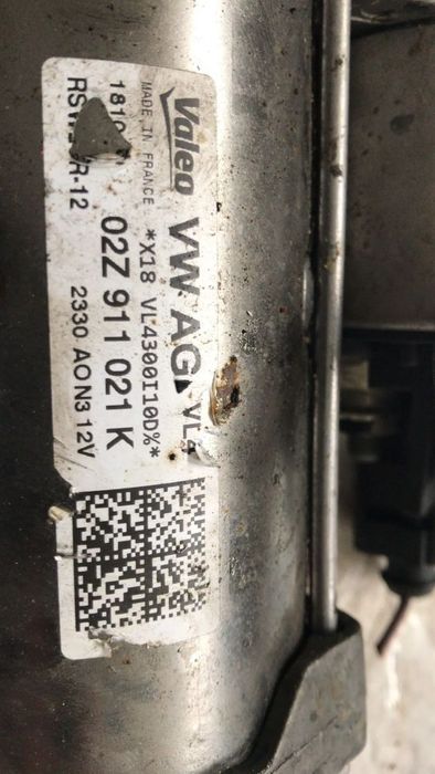 electromotor vw polo 6r skoda fabia toledo seat ibiza 6j audi a1 02z911021k