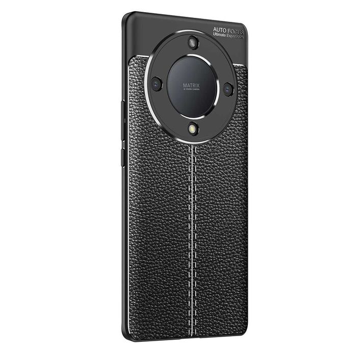 Honor Magic6 Lite / Magic5 Lite - Луксозен Кожен Кейс Гръб AF