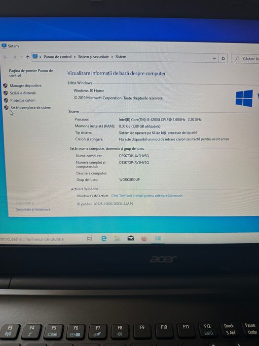 Laptop i5 gen 4th /8gb/1Tb