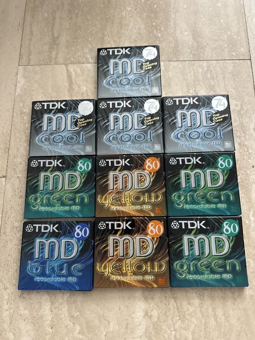 10 minidisc audio sigilate TDK
