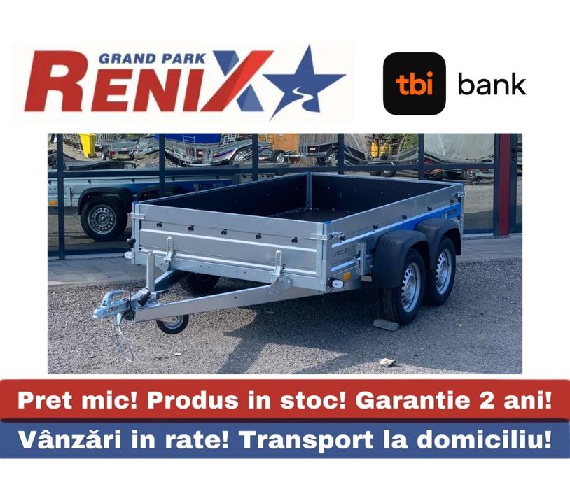 Faro SOLIDUS MAX 3M/1.5M MMA1500KG/2000KG Remorca cu sistem de franare/remorca 2axe/SOLIDUS MAX 1300KG-2000KG