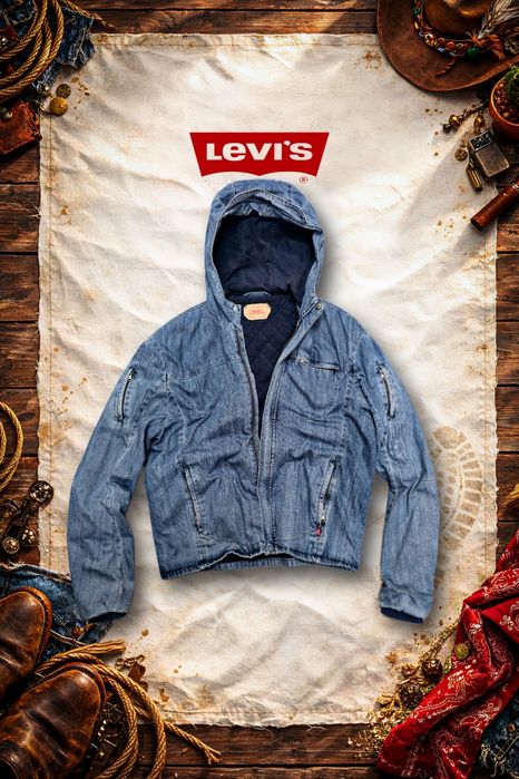 Geacă de blugi cu căptușeală Levi's, model 70400