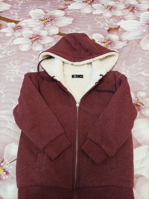 Pantaloni+hanorac imblanite marimea 110