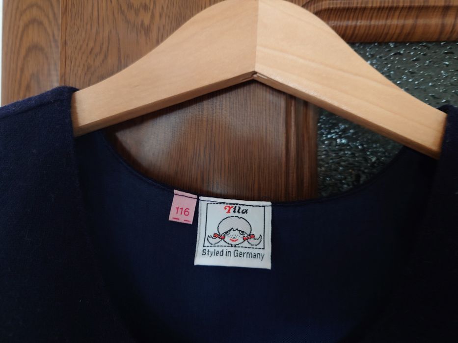 Детска рокла сукман вълна 116см 6 години