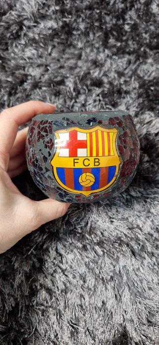 Lampa pt lumanare FC Barcelona - originala