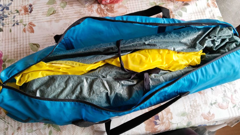 Палатка двуместна и спален чувал