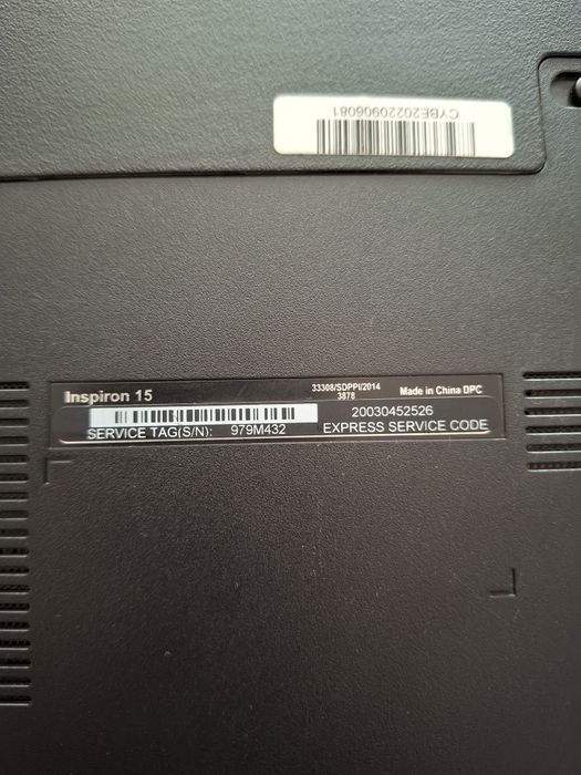 Laptop DELL,Intel(R) CORE(TM) I3-4005U