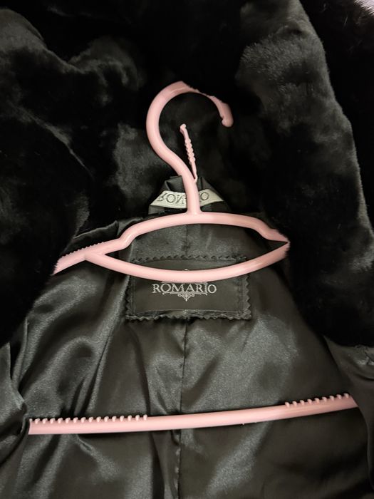 Черный шуба S/M