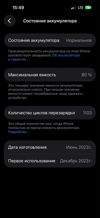 Продам айфон 15 про Iphone 15 pro 128gb