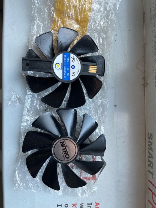 Продам вентиляторы на rx 580 sapphire