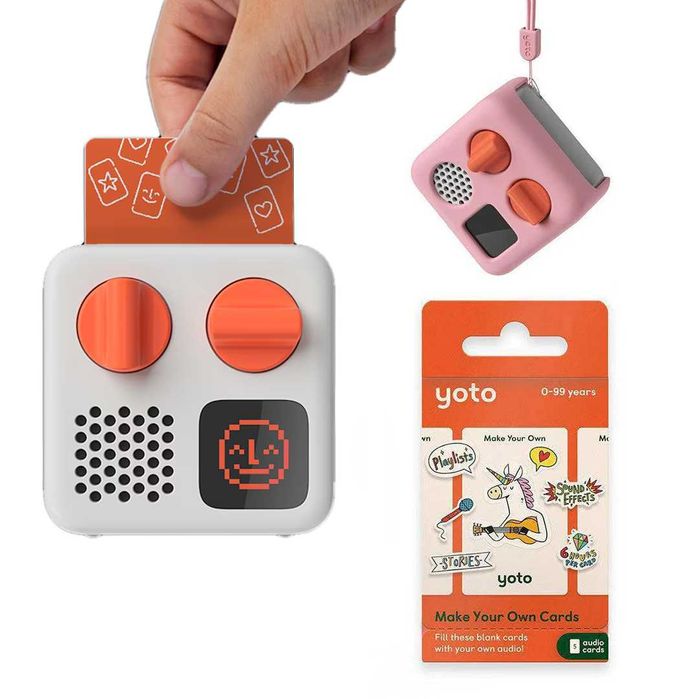 Yoto Mini Player 2024 si un set de 5 carduri Make Your Own, nou, sigilat