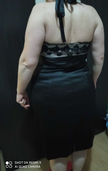 Елегантна черна рокля Next 18 размер