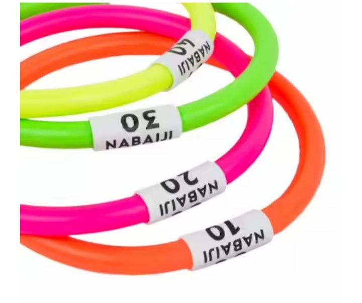 4 обръча за гмуркане, различни цветове