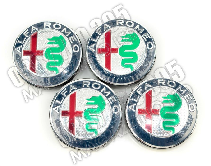 Капачки за Джанти Алфа Ромео 50 мм 145, 147, 156 GT GTV Комплект 4бр.